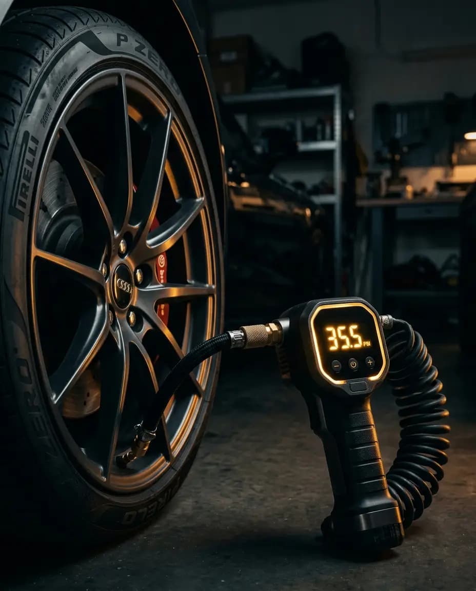 Digital tyre inflator