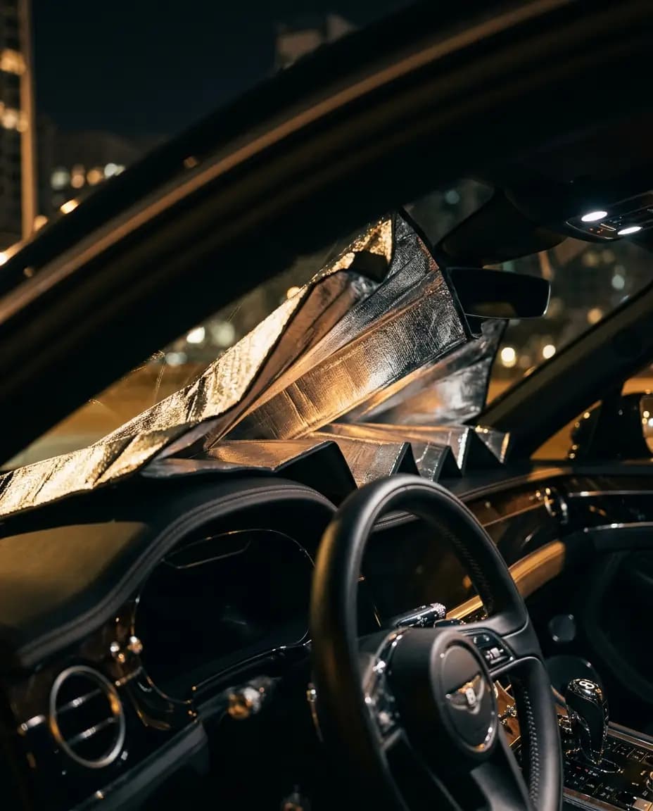 Windshield sunshade